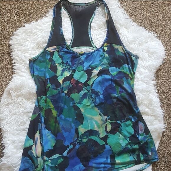 Athleta Tank Top Racerback Multi Color Womens Size  Small - Picture 1 of 5